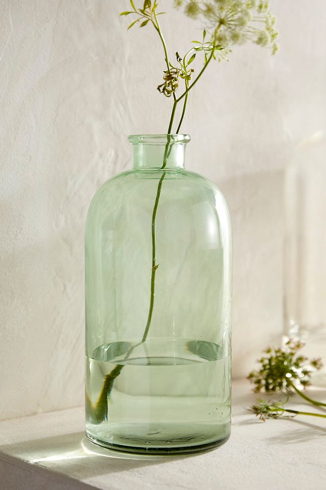 Bottle Neck Glass Vase #1