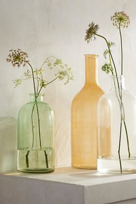 Bottle Neck Glass Vase