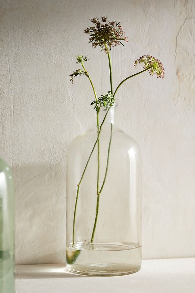 Bottle Neck Glass Vase #1