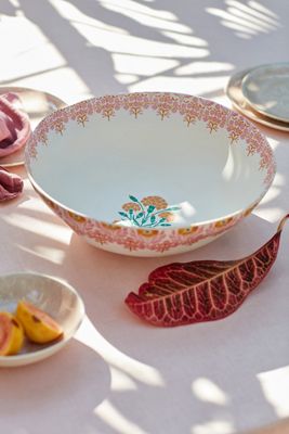 Ellen Merchant Melamine Serving Bowl
