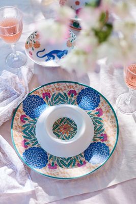 Ellen Merchant Melamine Chip and Dip Platter