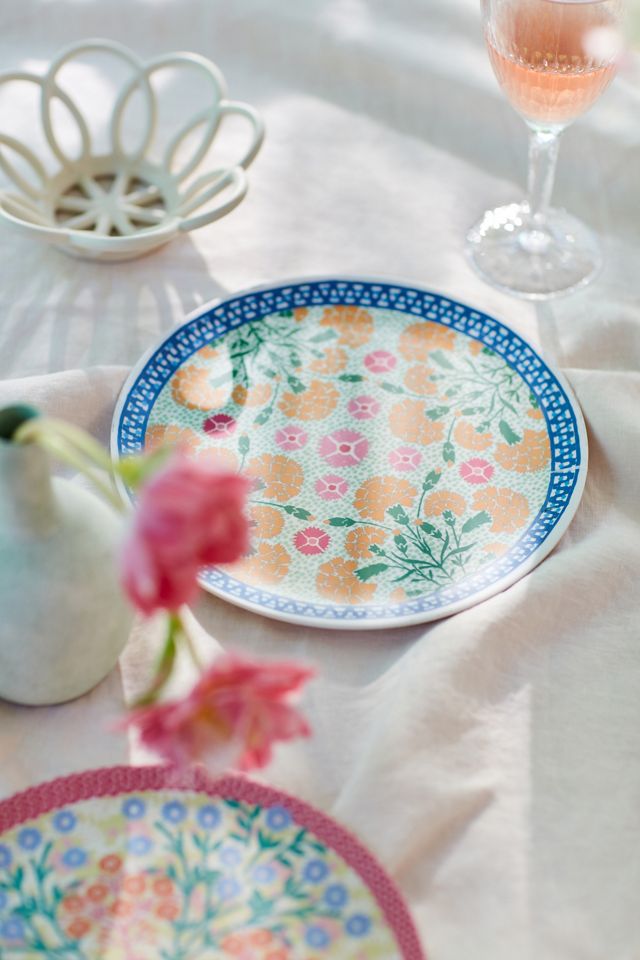 Ellen Merchant Melamine Dinner Plate #1