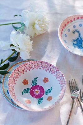 Ellen Merchant Melamine Pasta Bowl
