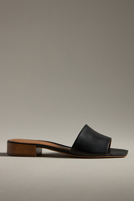 Shop Maeve The Coralie Mule Slide Sandals By  In Grey