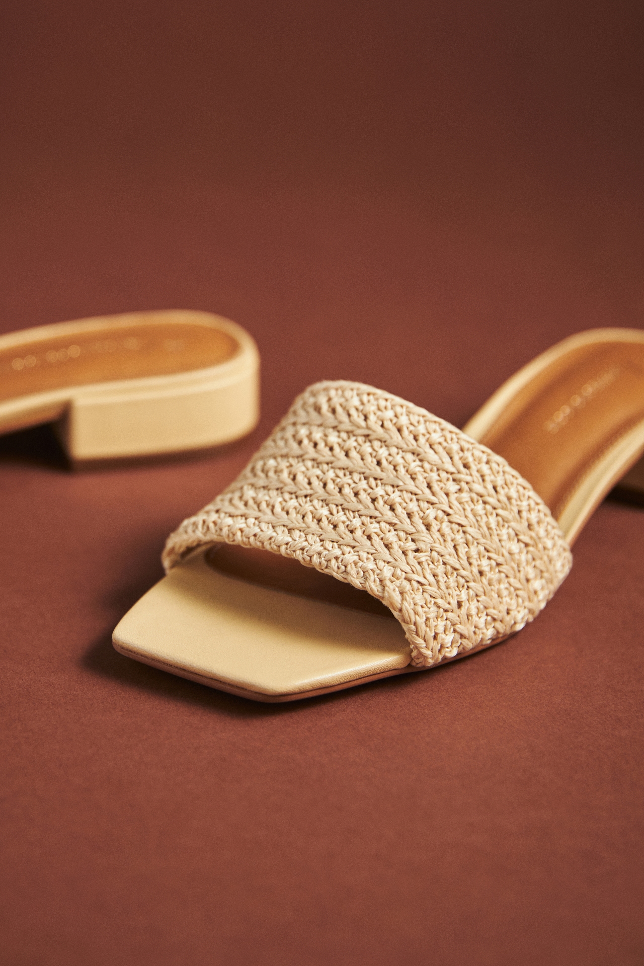 The Coralie Mule Slide Sandals by Maeve