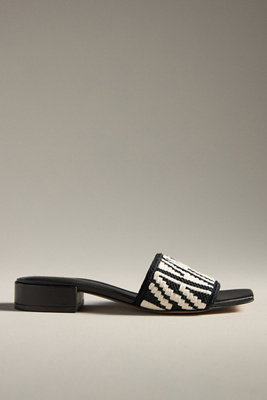 Shop Maeve The Coralie Mule Slide Sandals By  In Black