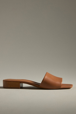 Shop Maeve The Coralie Mule Slide Sandals By  In Brown
