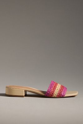 Shop Maeve The Coralie Mule Slide Sandals By  In Pink