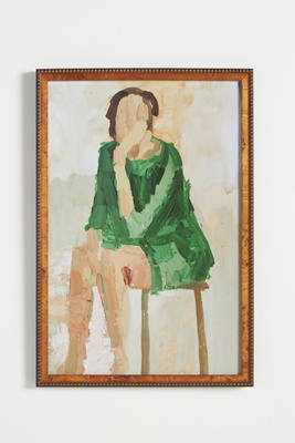 Artfully Walls Woman In Green