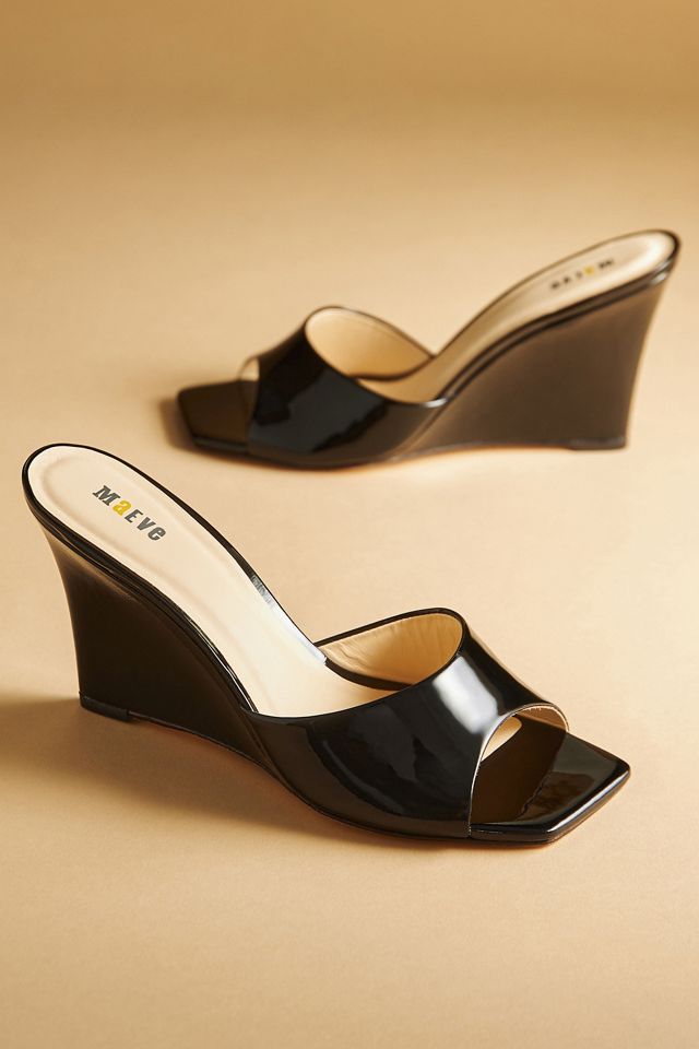 Maeve Square-Toe Mules | Anthropologie