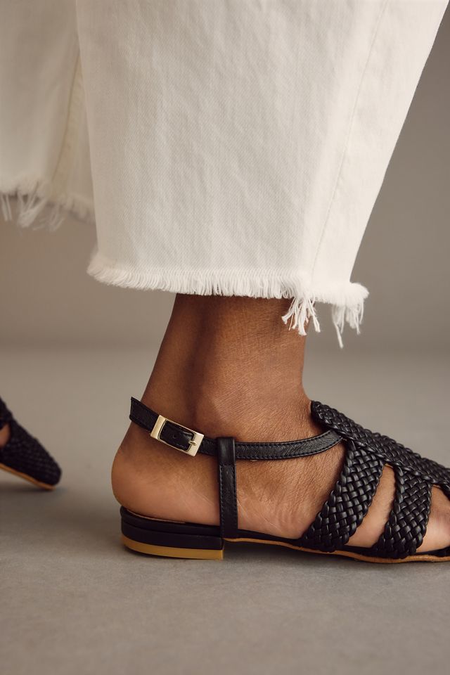 フラットシューズ ANGEL ALARCON AMELIE FLATS ANGEL ALARCON Malory Ballet Flats | Silver | FARFETCH JO