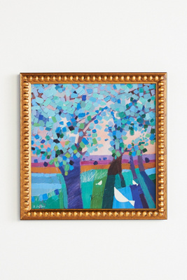 Artfully Walls Under The Trees Wall Art In Blue