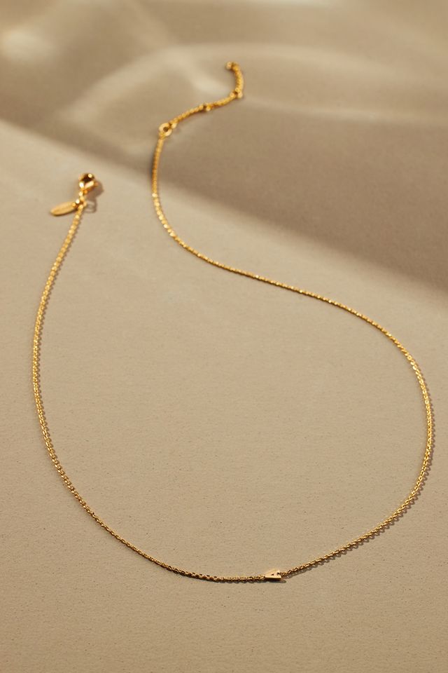 Anthropologie, Jewelry, R Chain Link Monogram Necklace