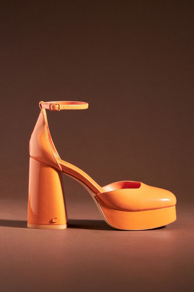 Sam edelman hot sale orange pumps