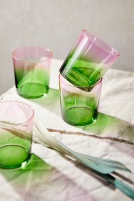  Sunset Drinking Glasses, Set of 4