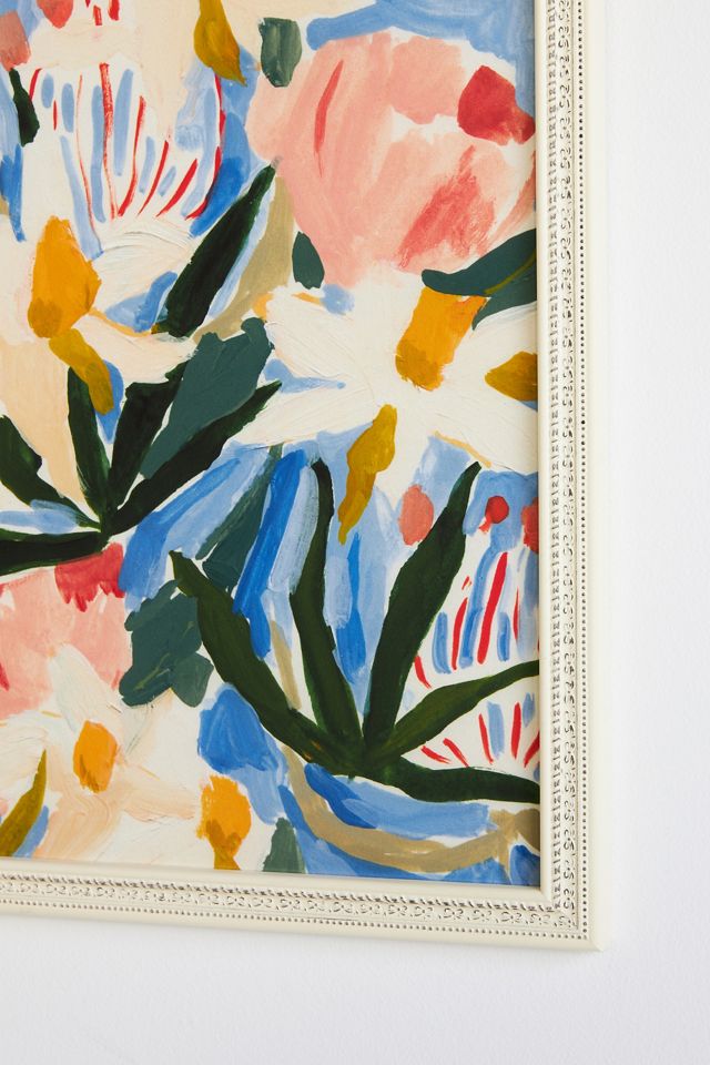 Blue Floral Wall Art #1