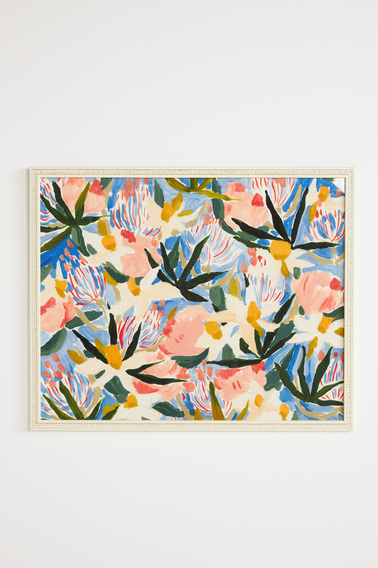 Blue Floral Wall Art