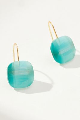 Shop By Anthropologie Floating Crystal Earrings In Green