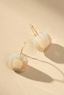 By Anthropologie Floating Crystal Earrings In Blue