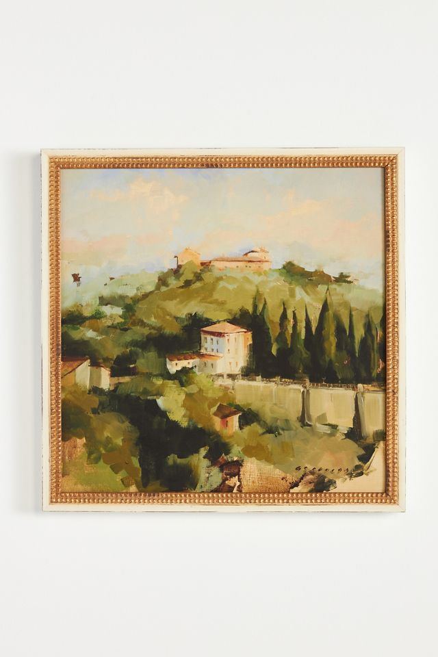 Umbrian Hillside Wall Art #1