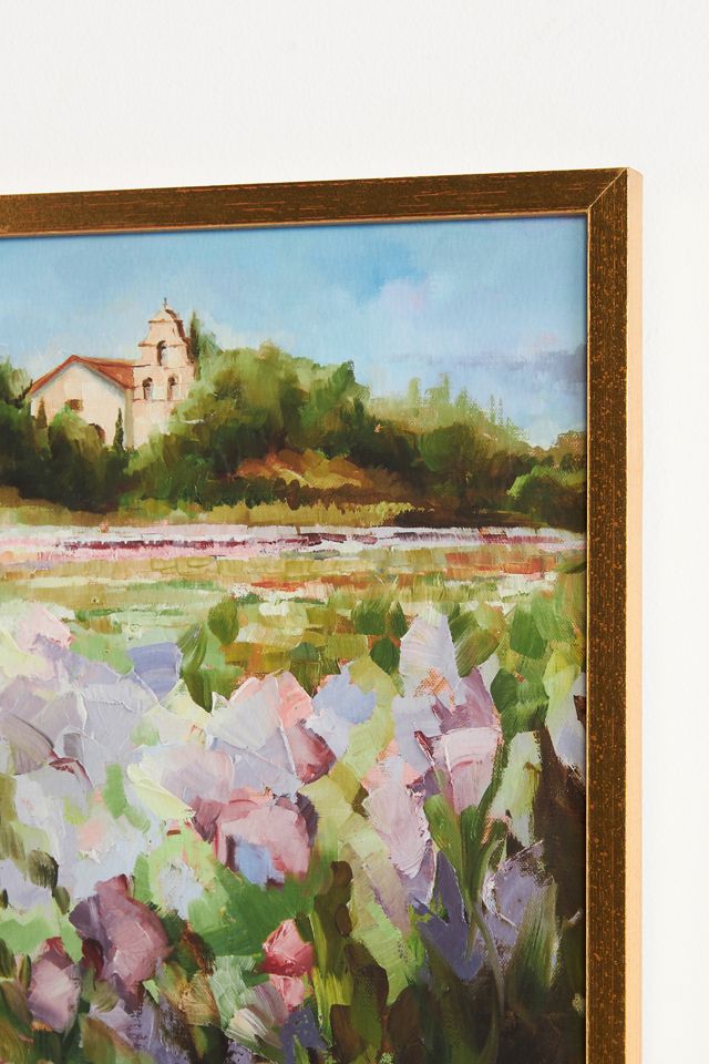 Sweet Pea Fields Wall Art #1
