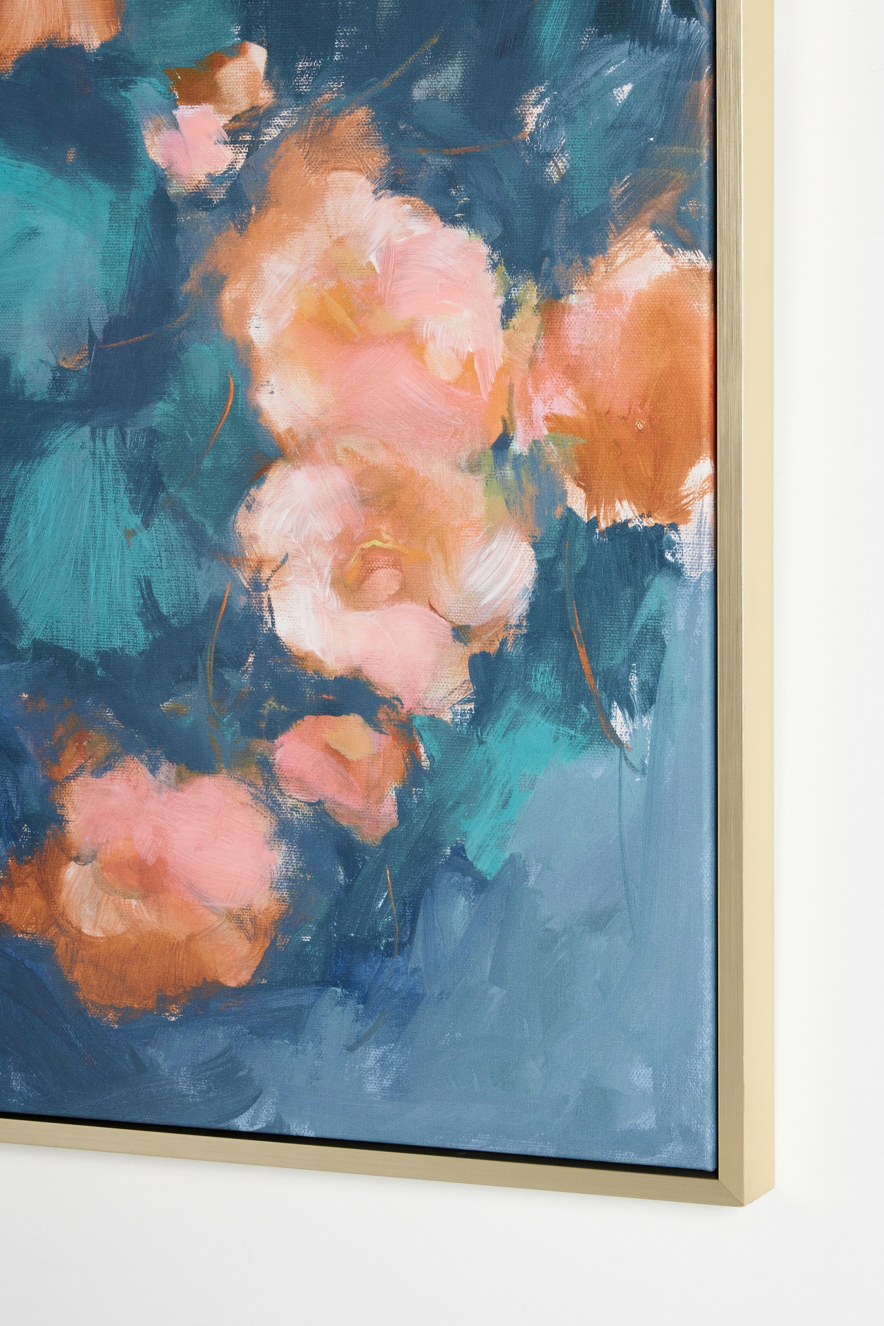 Blooming Brush Strokes Wall Art