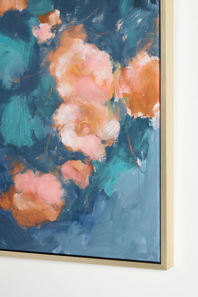 Blooming Brush Strokes Wall Art #1