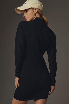Daily Practice by Anthropologie Long-Sleeve V-Neck Mini Jumper Dress