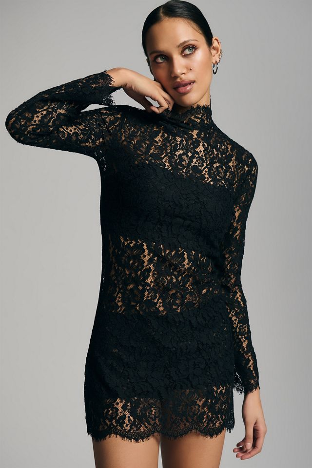 chinese dress ladies Midnight Lace Top