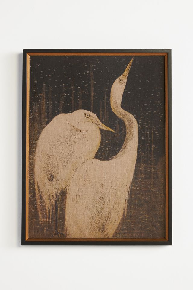 Crane Pair Wall Art #1