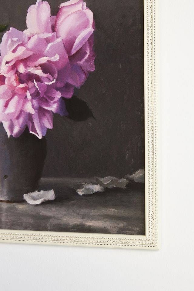Dappled Light with Pink Florals Wall Art #1