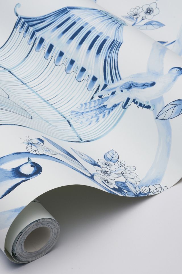 Schumacher Oiseaux Et Fleurs Wallpaper #3