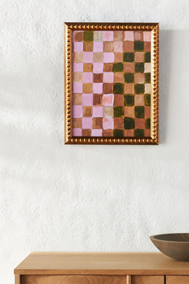 Artfully Walls Checkmate Ii Wall Art In Purple