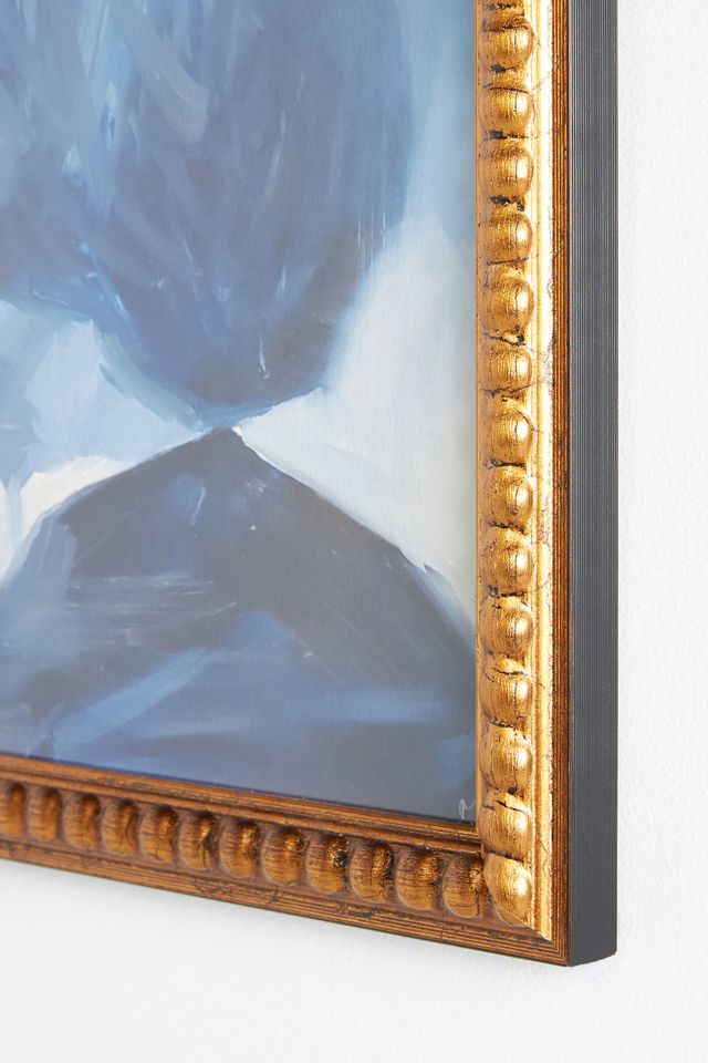 Blue Woman Profile Wall Art #2