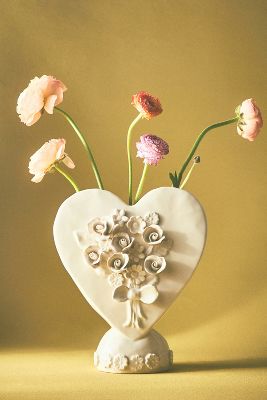 Vase en forme de cœur Francesca Kaye