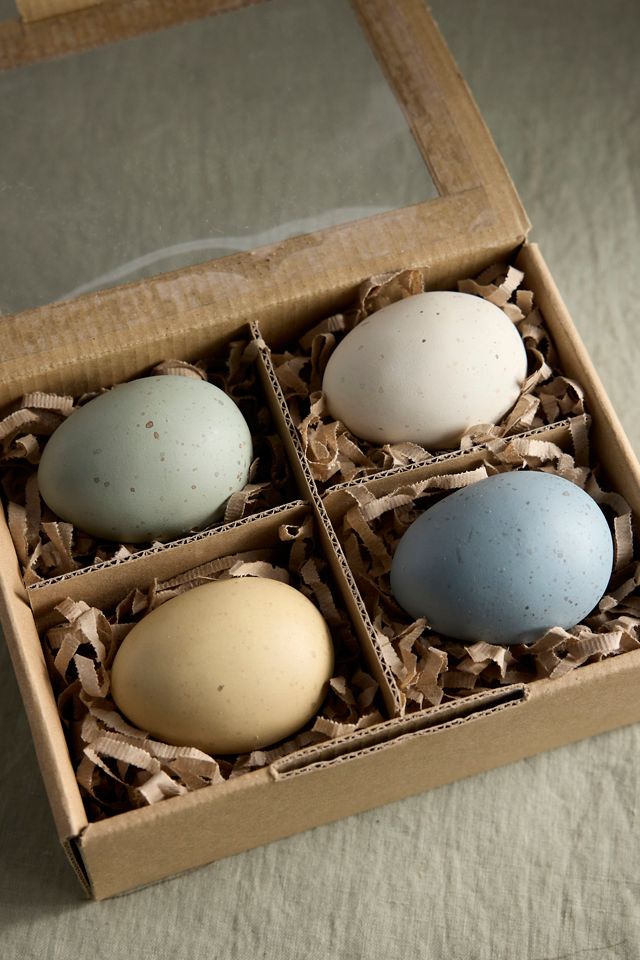 Speckled Decorative Eggs, Set of 4 #2