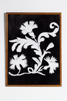 Ruti Shaashua For Artfully Walls Washed Botanica Ornament Wall Art In Black