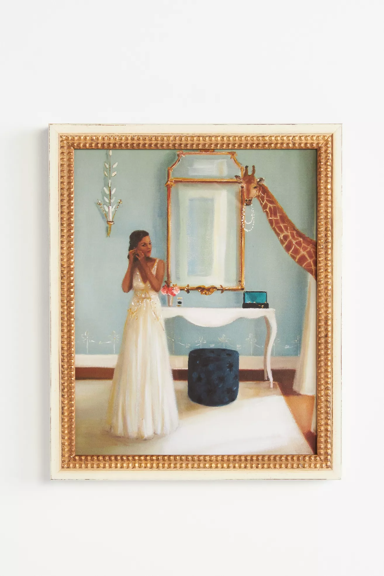 Lady in Waiting Portrait Wall Art