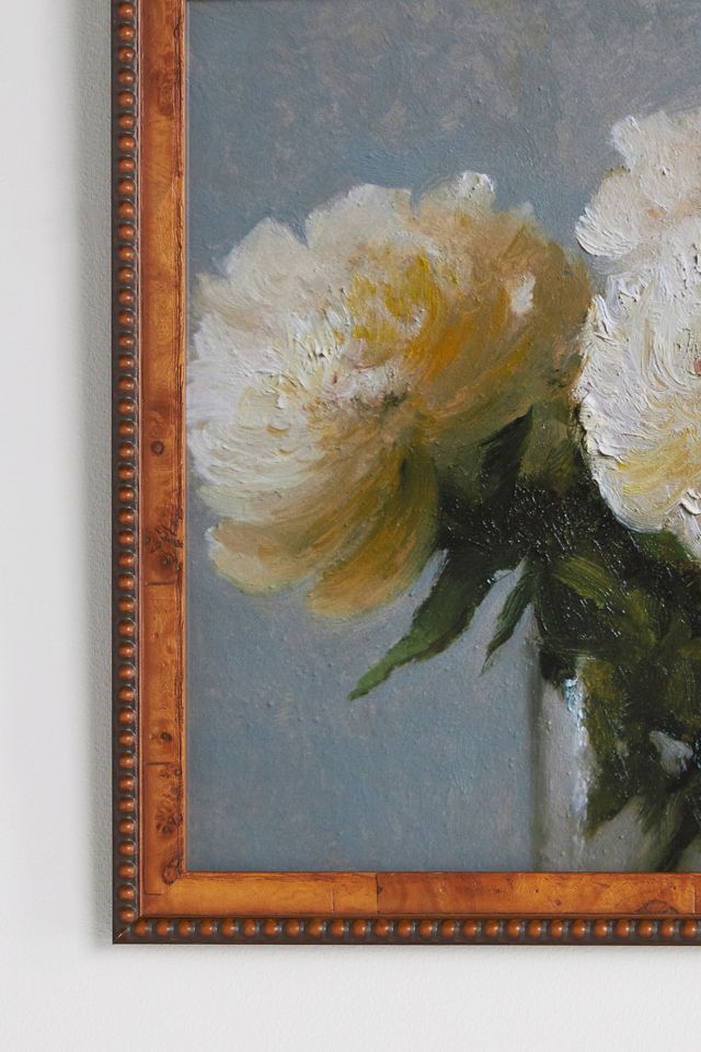 Bouquet of White Peonies Wall Art #2