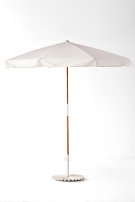 Business & Pleasure Co. The Amalfi Umbrella in Rivie White