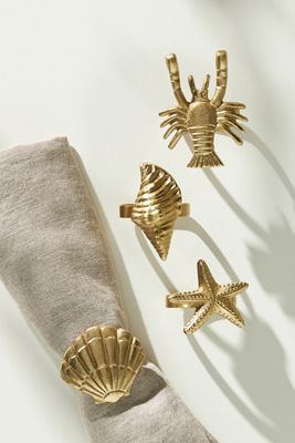 Under the Sea Napkin Rings, Set of 4