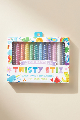 Twisty Stix Oil Pastels, Set of 12 | AnthroLiving