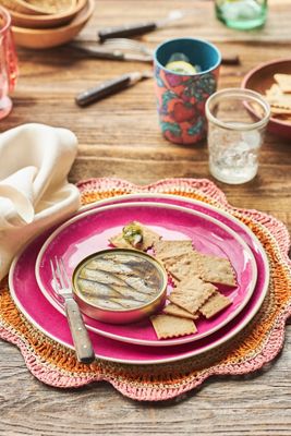 Dakota Melamine Side Plates, Set of 4
