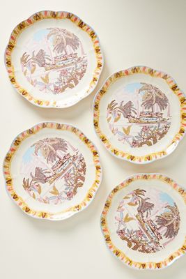 Vittoria Melamine Side Plates, Set of 4