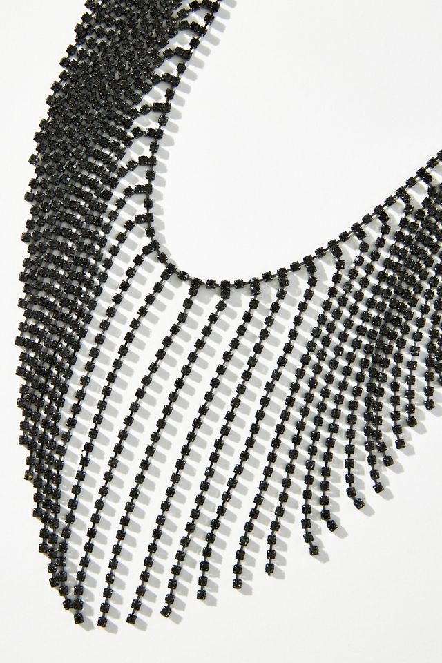Fringed Crystal Necklace #2