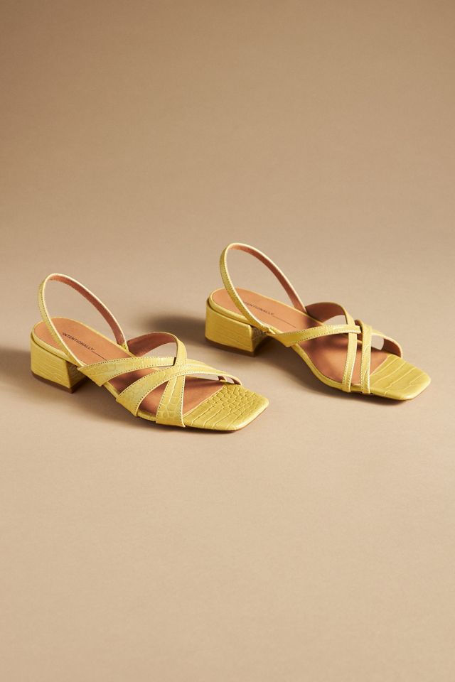 Intentionally Blank Slingback Heels #1
