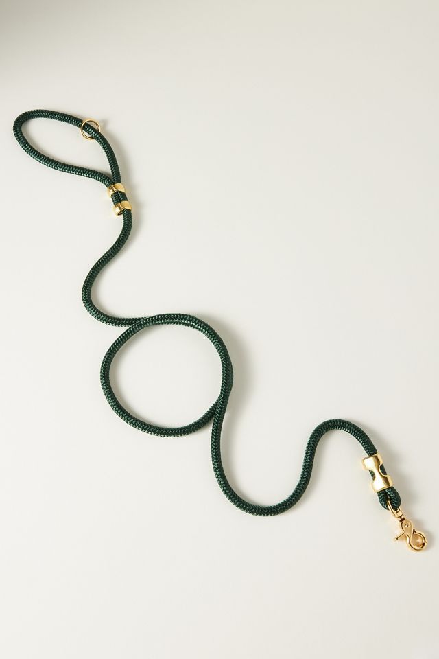 The Foggy Dog Evergreen Rope Leash