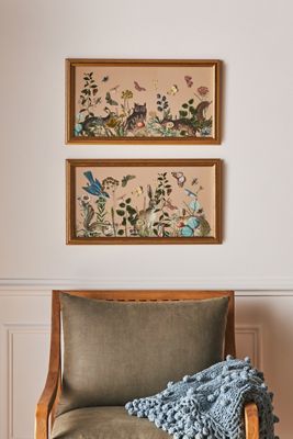 Hidden in the Garden Diptych Wall Art