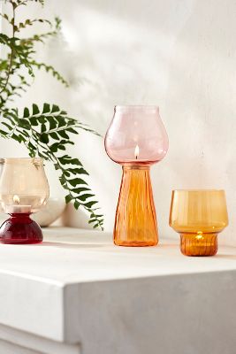 Color Pop Footed Votive Holders, Set of 3 | AnthroLiving