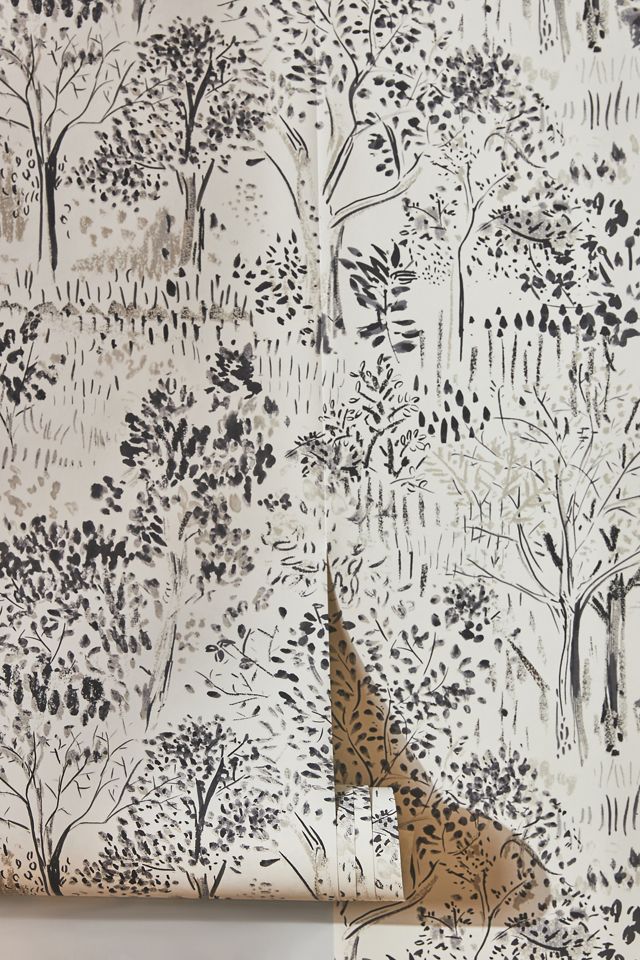 Walden Black Forest Floral Wallpaper #1